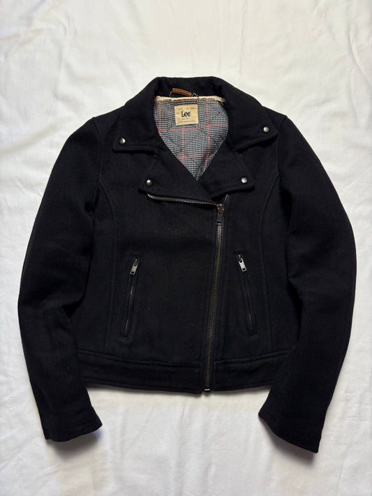 Lee Workwear 90s Asymmetrical ZIp Wool Jacket (women's S)