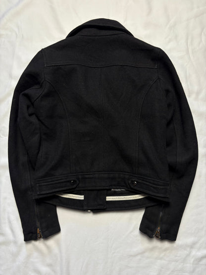 Lee Workwear 90s Asymmetrical ZIp Wool Jacket (women's S)