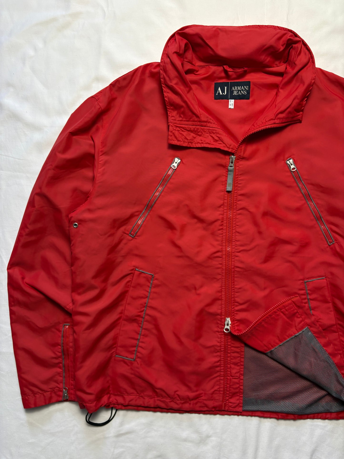Armani Jeans 00s Double Zip Technical Windproof Jacket (L)