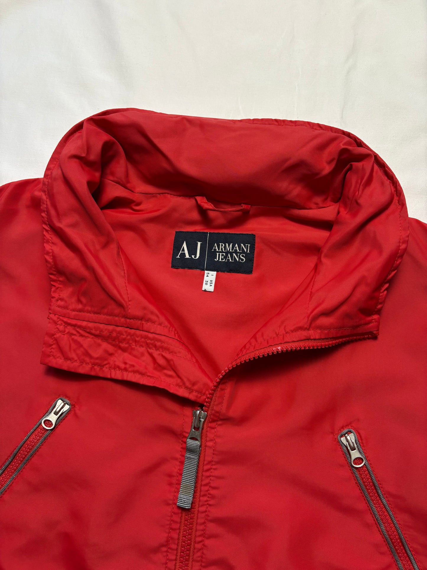 Armani Jeans 00s Double Zip Technical Windproof Jacket (L)