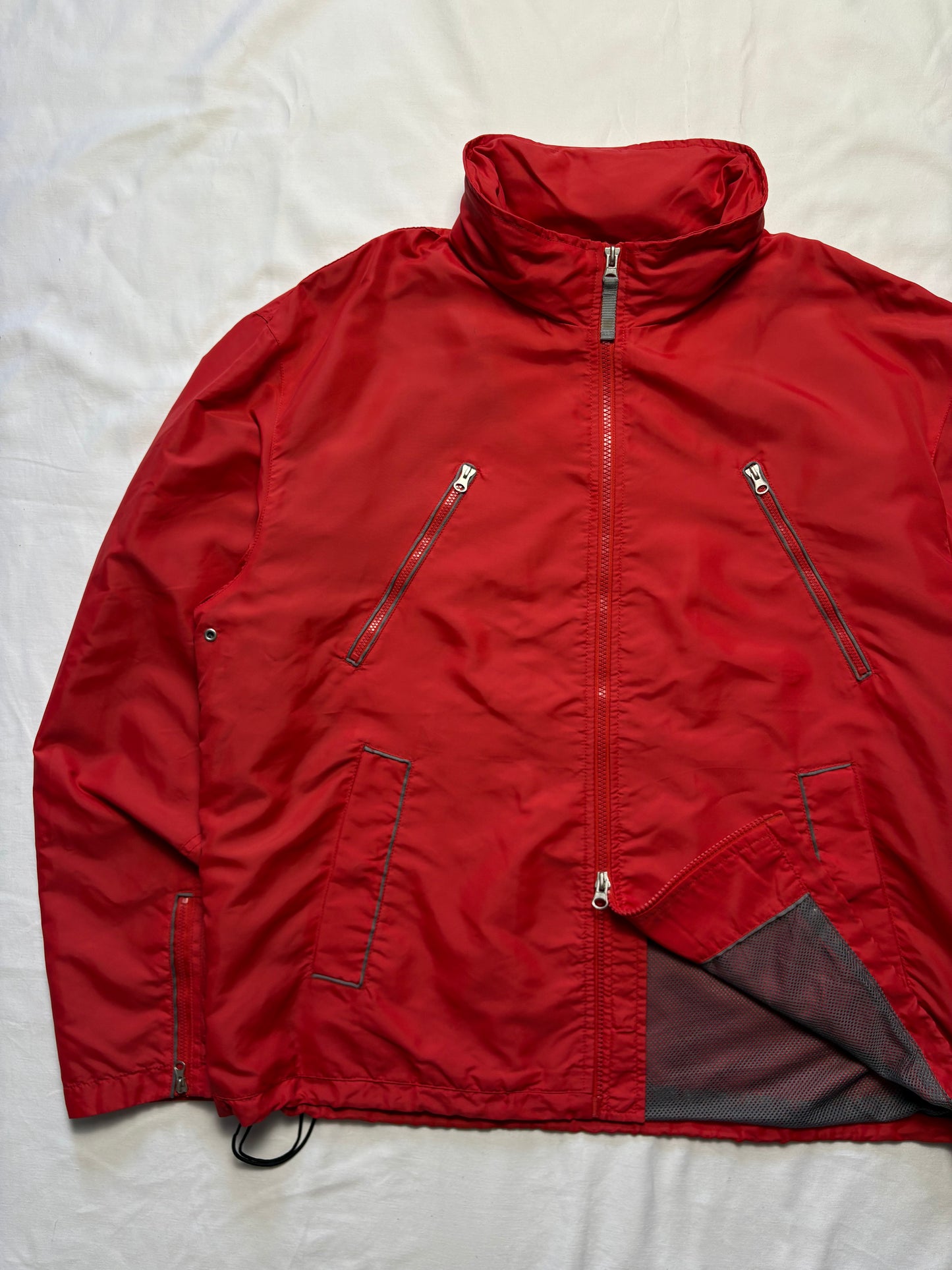 Armani Jeans 00s Double Zip Technical Windproof Jacket (L)