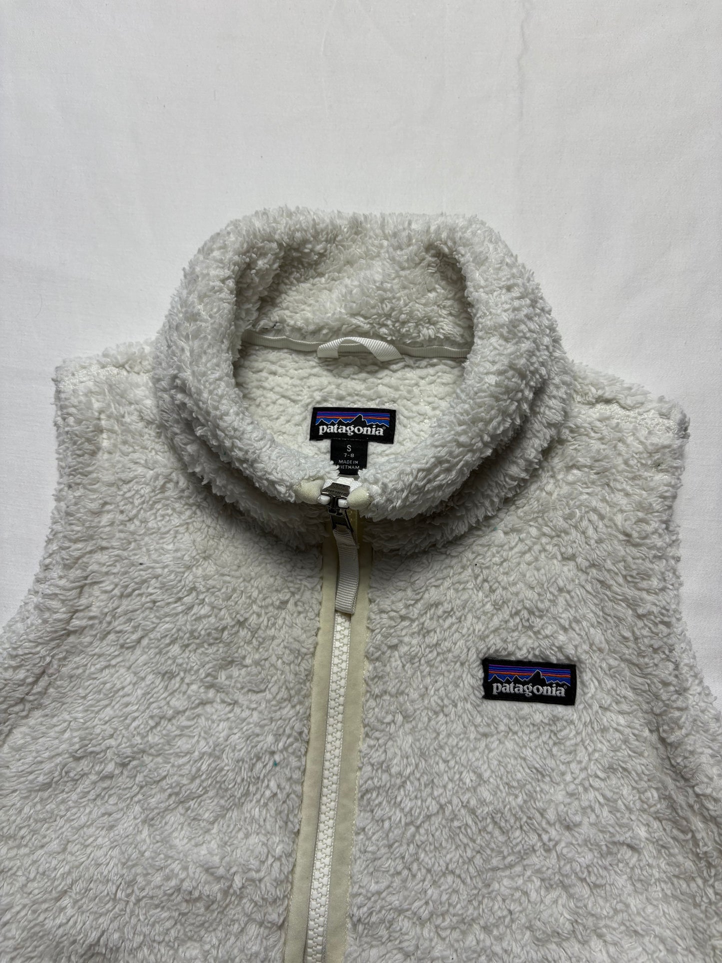 Patagonia Synchilla 00s White Vest Fleece (women's S)