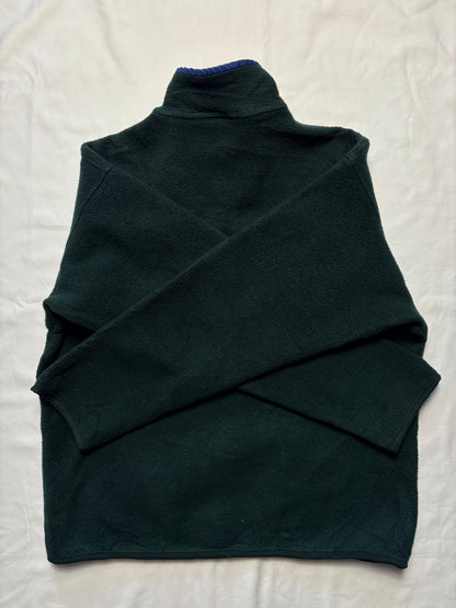 Patagonia Synchilla 90s Dark Green Pop Collar Fleece (L)