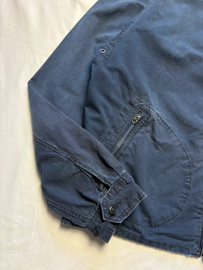 Vintage Ralph Lauren Classic Navy Harrington Jacket (M)