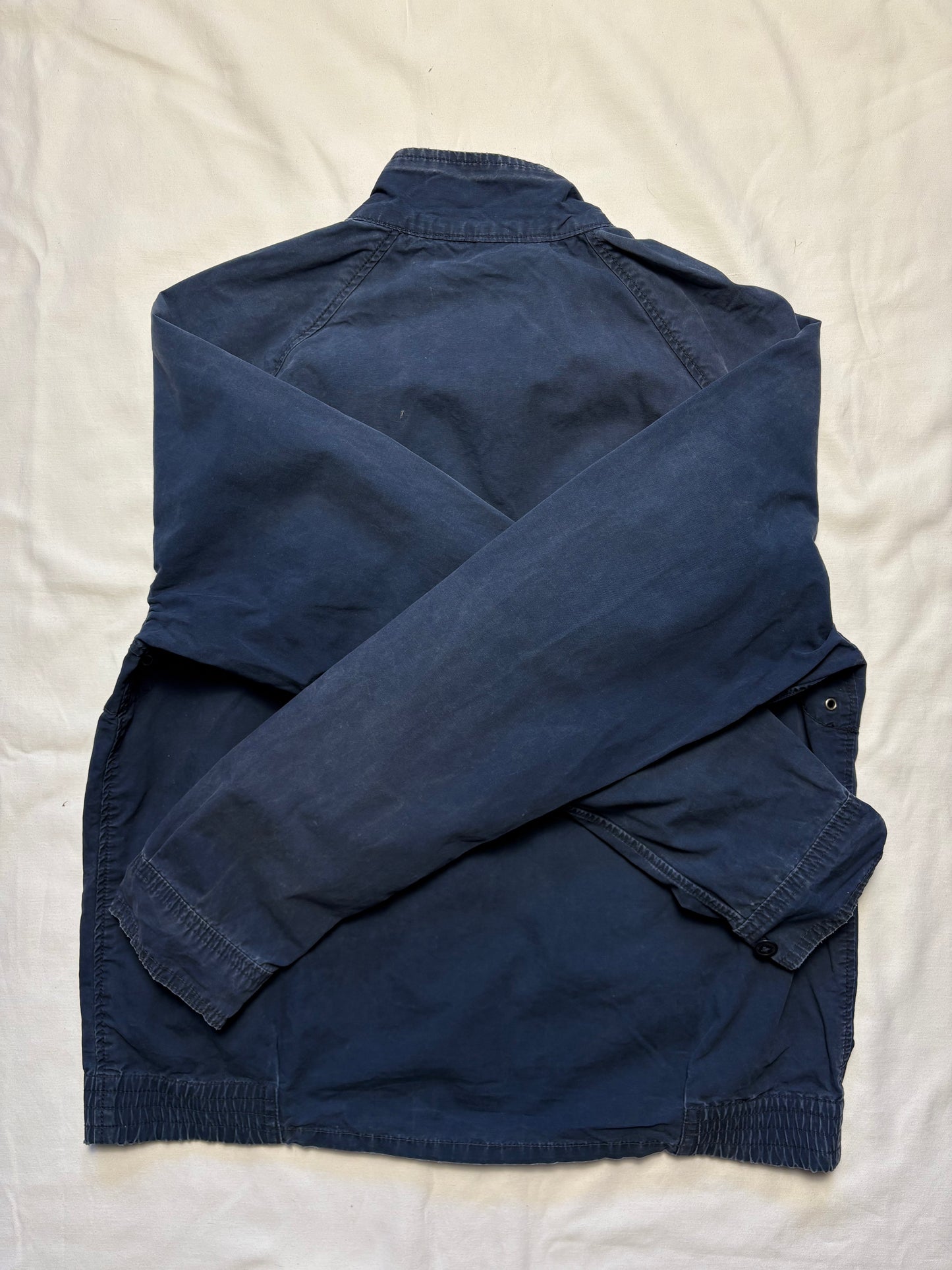 Vintage Ralph Lauren Classic Navy Harrington Jacket (M)