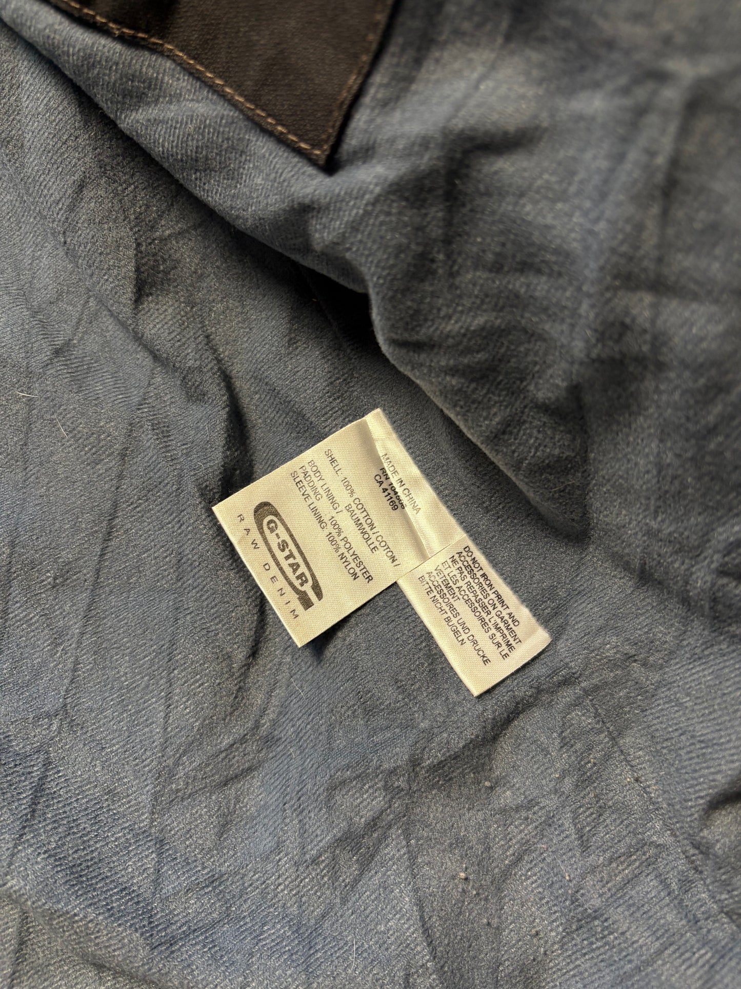 G-Star Industrial 2000s Heavy Patchwork Quilted Jacket (L)
