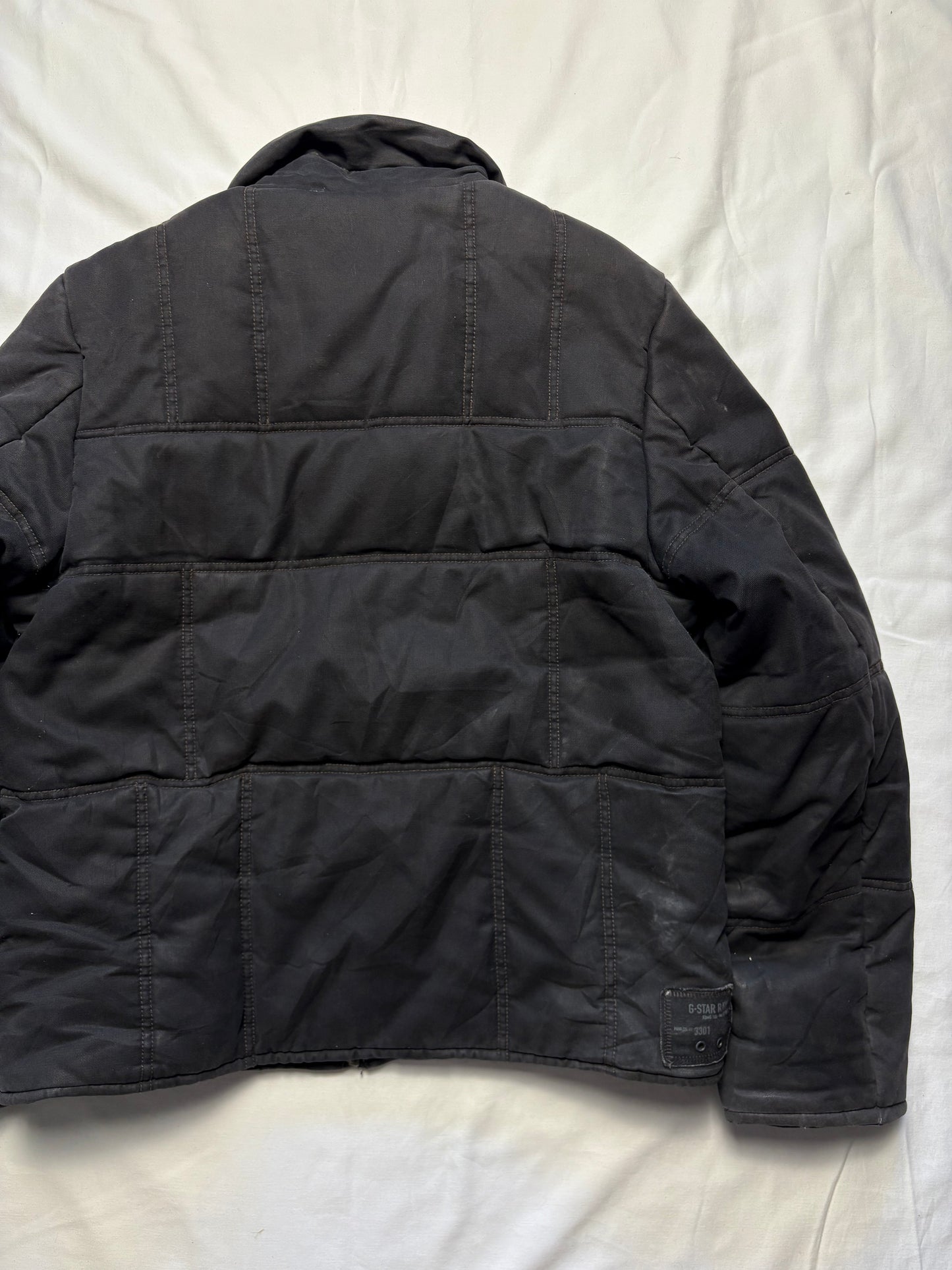 G-Star Industrial 2000s Heavy Patchwork Quilted Jacket (L)