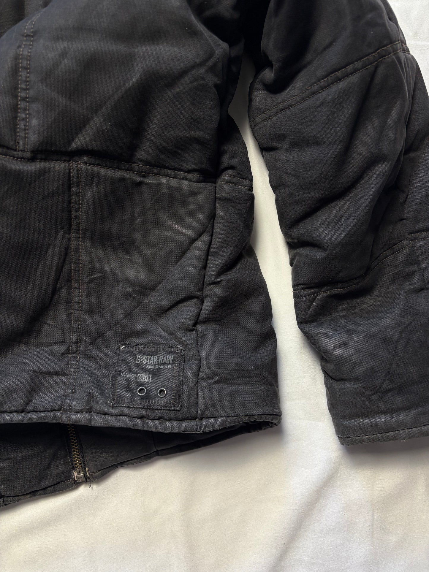 G-Star Industrial 2000s Heavy Patchwork Quilted Jacket (L)