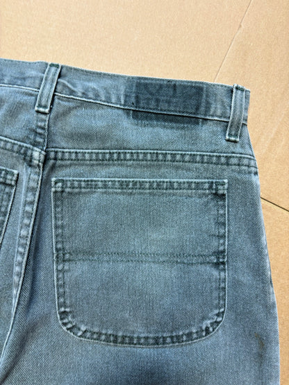 Vintage Petrol Blue Denim Shorts (32w)