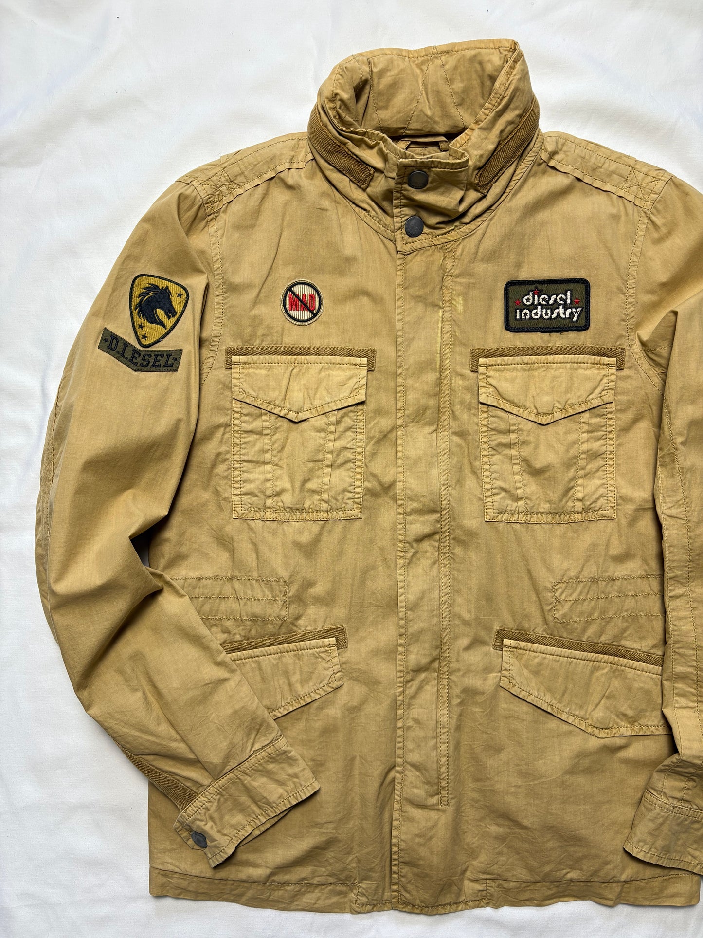 Diesel Industry 00s Beige Safari Jacket (women's M)