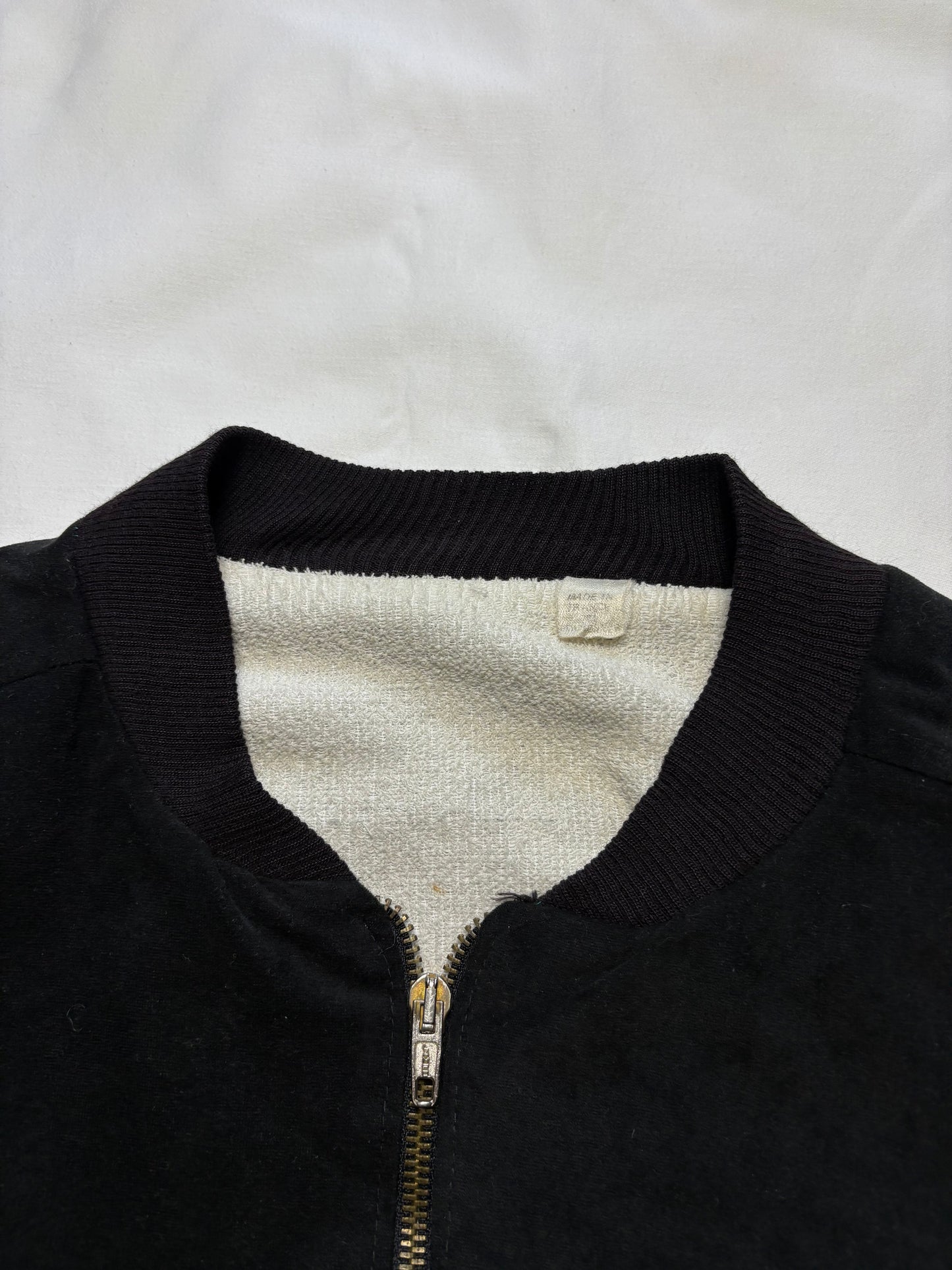 UK Rave 90s God Bless 2CB Black Suede Jacket (M)