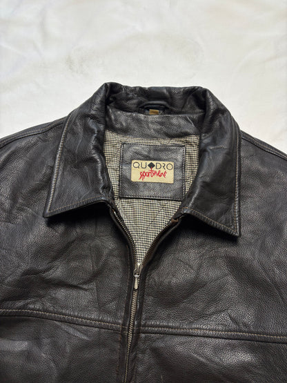 Vintage 90s Genuine Leather Jacket (L)