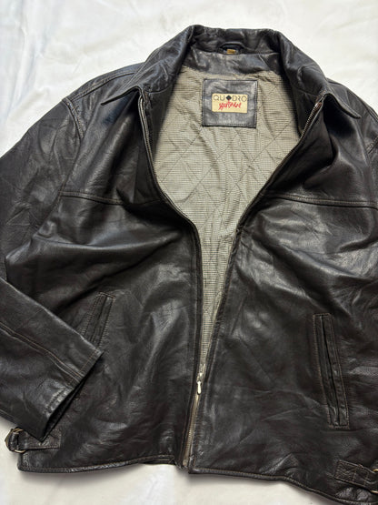 Vintage 90s Genuine Leather Jacket (L)