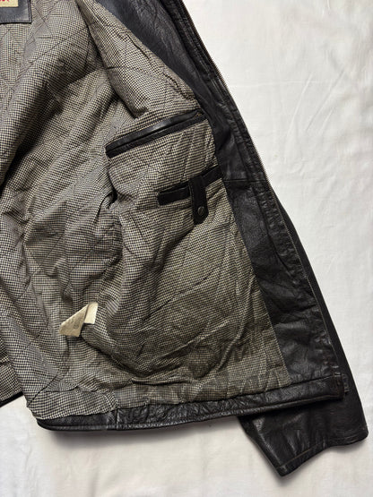 Vintage 90s Genuine Leather Jacket (L)