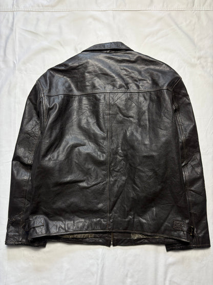 Vintage 90s Genuine Leather Jacket (L)