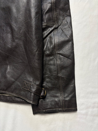 Vintage 90s Genuine Leather Jacket (L)