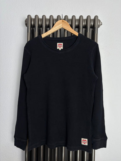 Carhartt WIP 90s Black Longsleeve Waffle Top (S)
