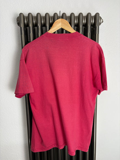 Chanel Paris 90s Pink Embroidered Bootleg Top (women's M)