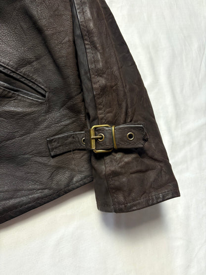 True Vintage 80s Colours of the World Leather Jacket (M)