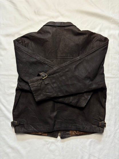True Vintage 80s Colours of the World Leather Jacket (M)