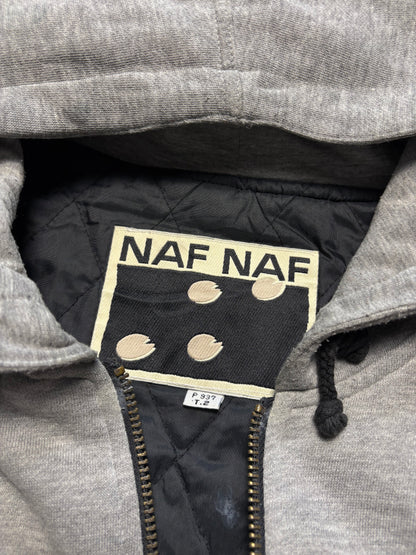 Naf Naf 90s Cotton + Nylon Zip Up Jacket (XXL)