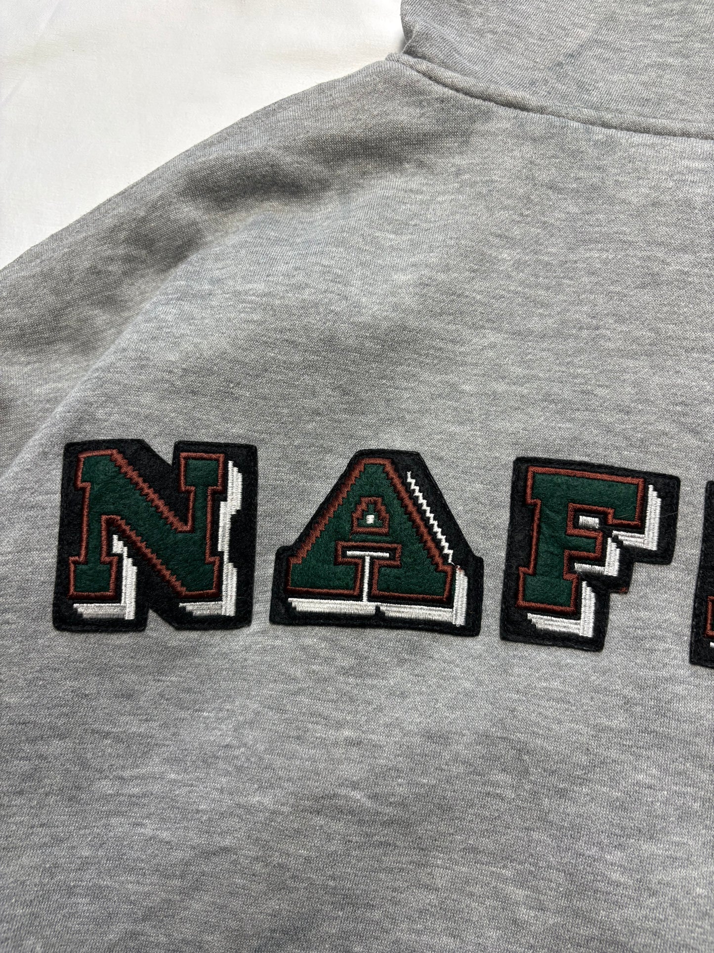 Naf Naf 90s Cotton + Nylon Zip Up Jacket (XXL)
