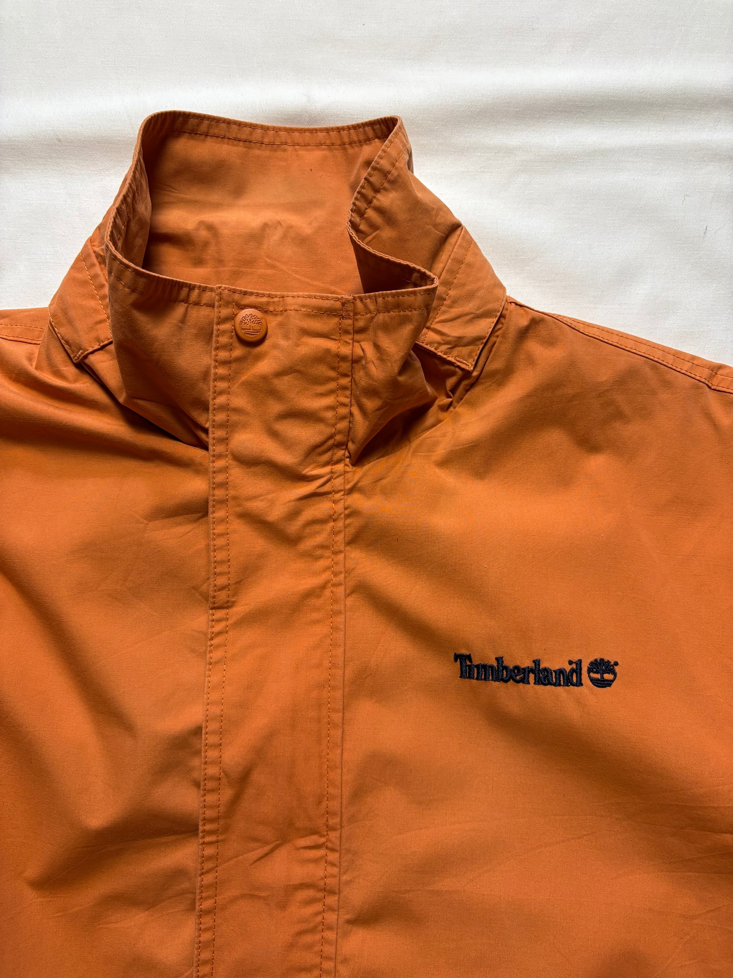 Timberland Weathergear 00s Orange Outdoors Zip Jacket (S)