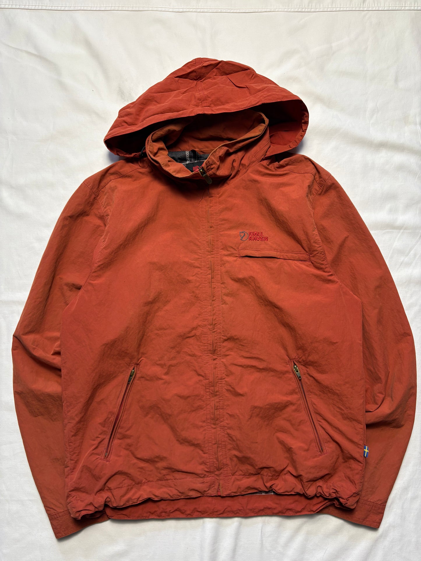 Fjall Raven 00s Orange Outdoors Zip Up Jacket (S)