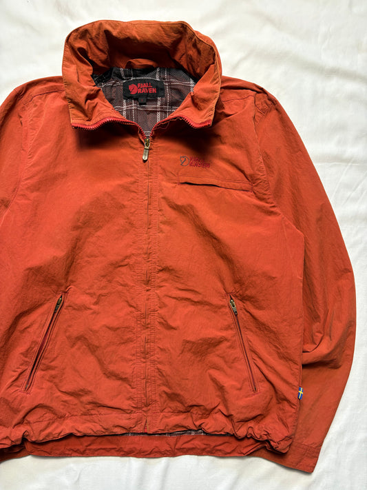 Fjall Raven 00s Orange Outdoors Zip Up Jacket (S)