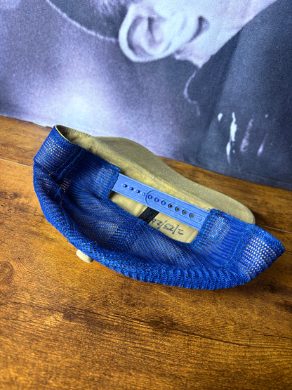 Vintage New York Yankees Beige + Blue Trucker Hat