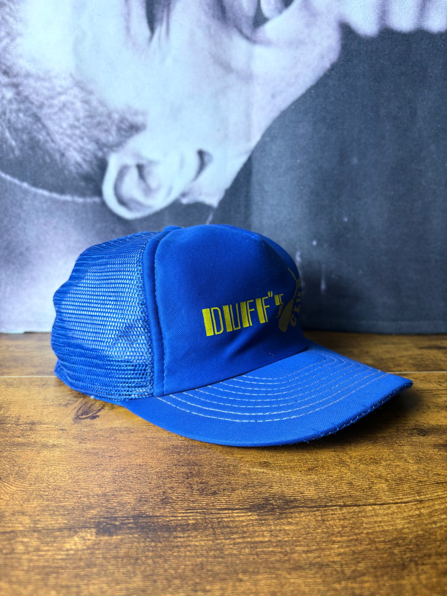 Vintage Tennis Club 90s Blue Trucker Hat