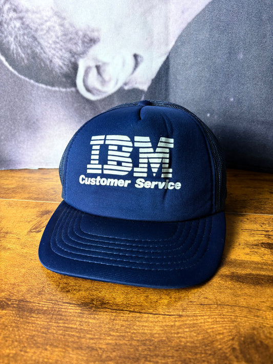Vintage IBM Navy Blue Trucker Hat