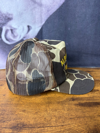 Vintage Duck Camo 90s Embroidered Trucker Hat