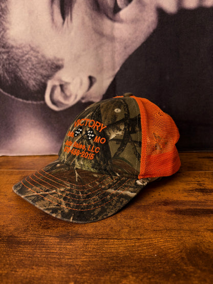 Vintage RealTree Camo + Orange Trucker Hat