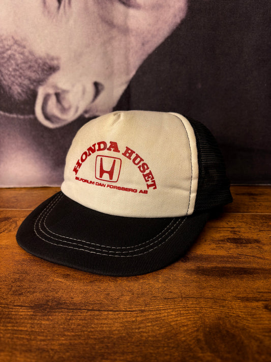 Vintage Honda Cars White + Black Trucker Hat