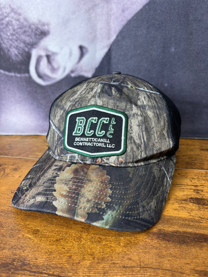 Vintage RealTree Camo + Black Trucker Hat