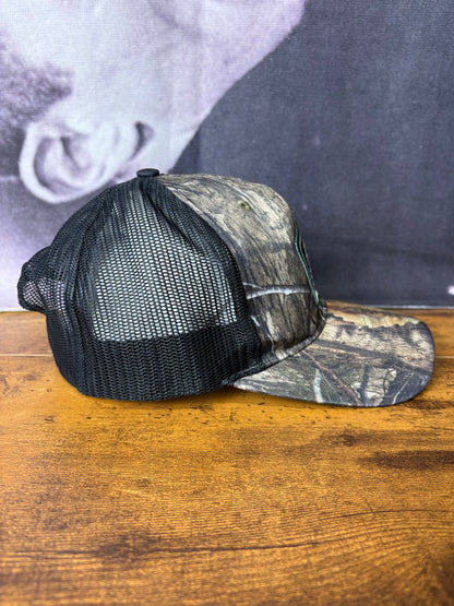 Vintage RealTree Camo + Black Trucker Hat