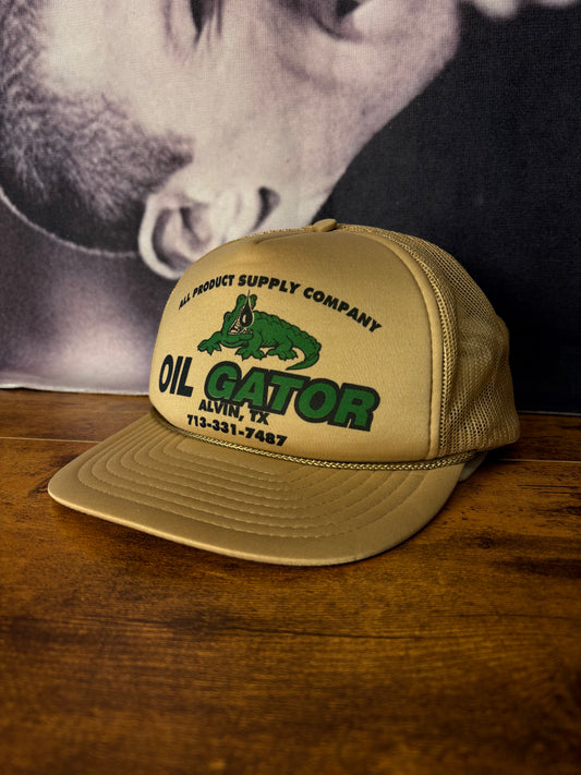 Vintage Gator Texas Gold Trucker Hat