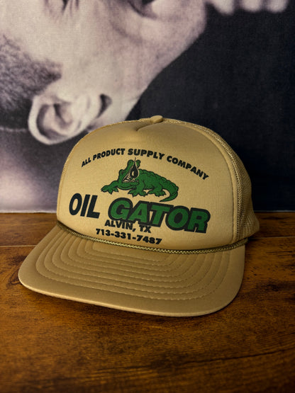 Vintage Gator Texas Gold Trucker Hat