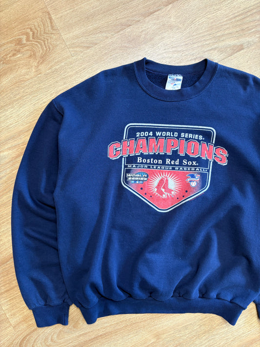 Boston Red Sox 2000s Navy Baseball Jumper (L)