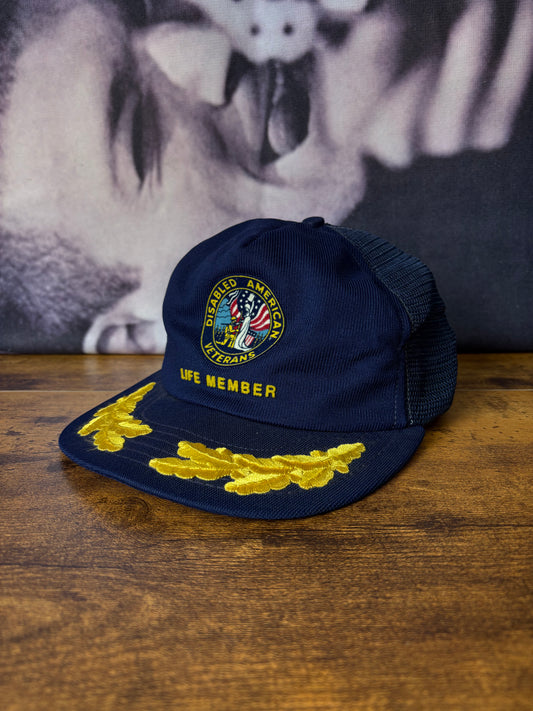 Vintage US Veterans Navy Trucker Hat