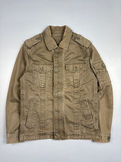 2000s GAP Military Green Canvas Work Jacket (S)
