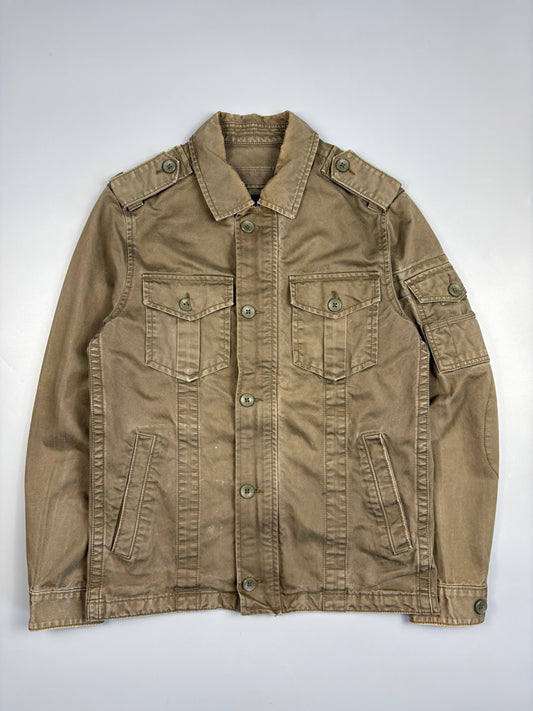 2000s GAP Military Green Canvas Work Jacket (S)