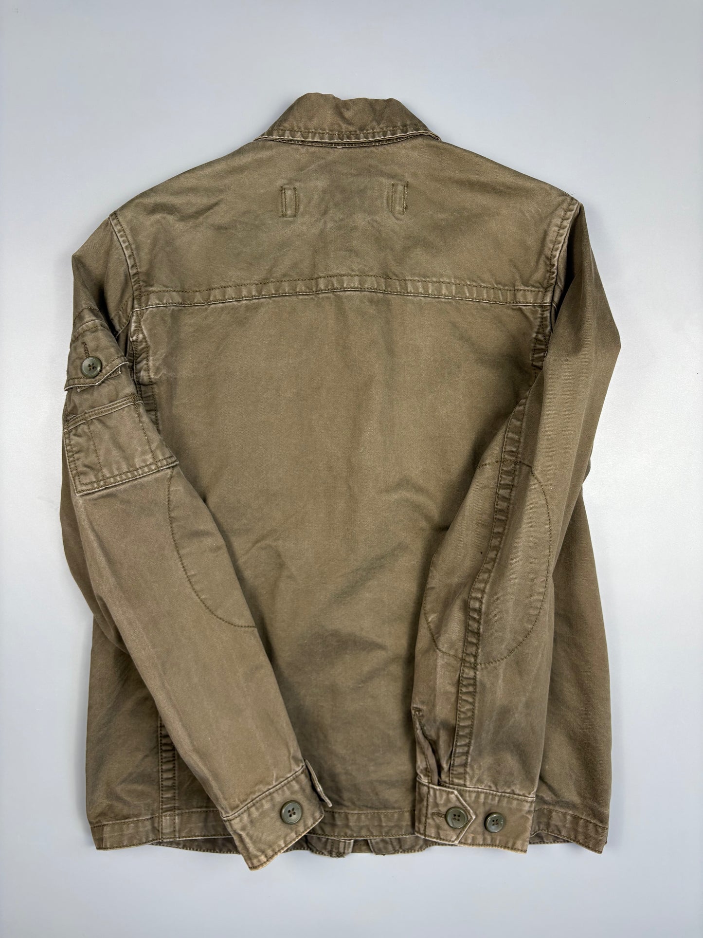 2000s GAP Military Green Canvas Work Jacket (S)