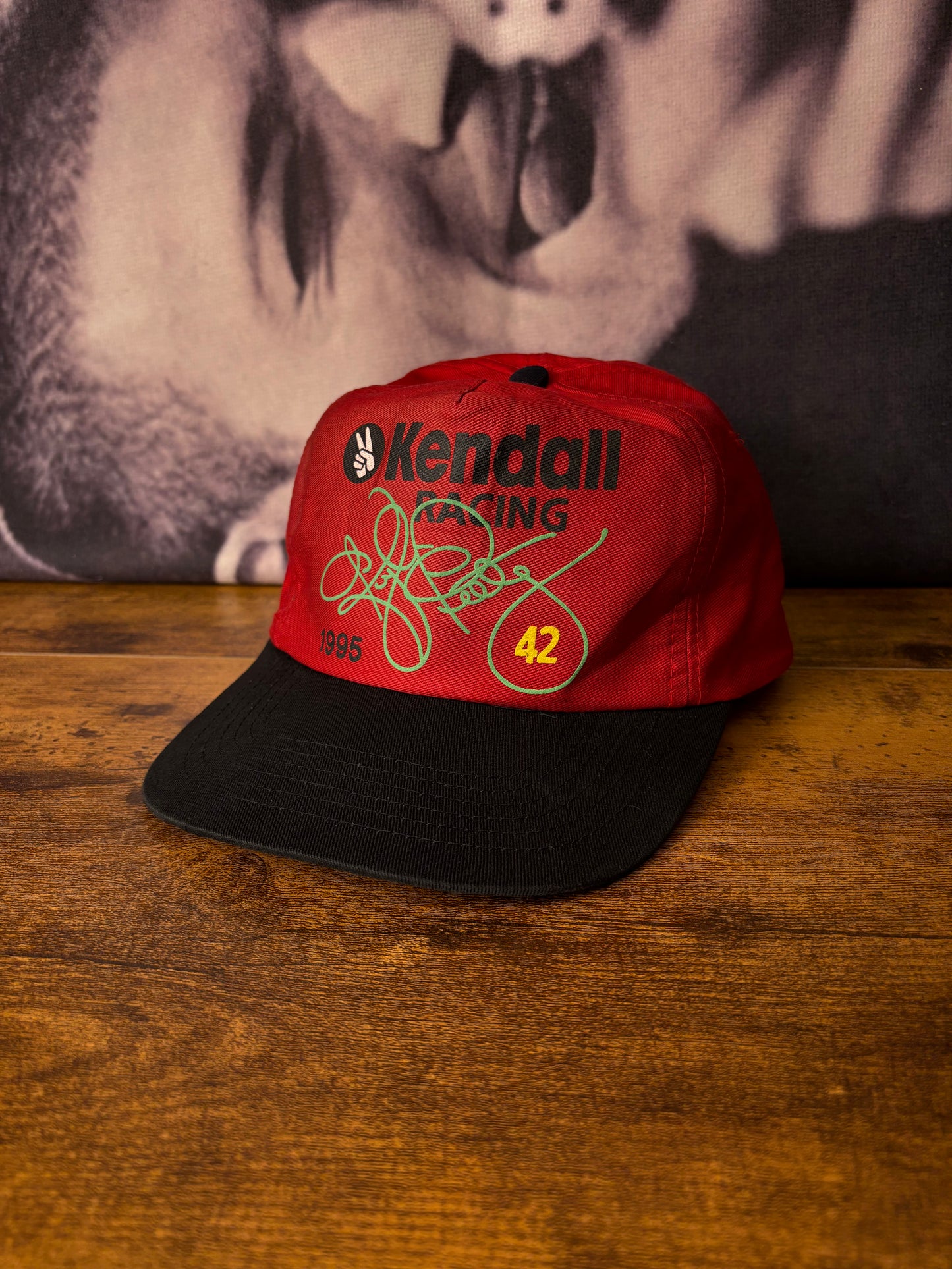 Vintage Kendall Racing '95 Red + Black Trucker Hat