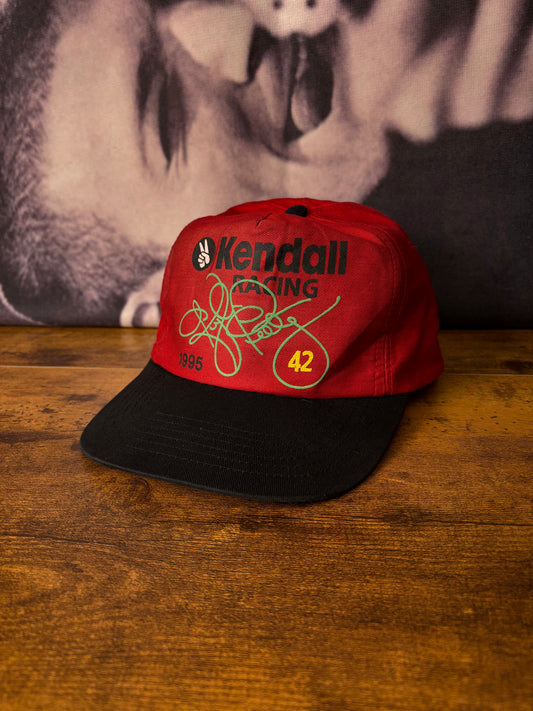 Vintage Kendall Racing '95 Red + Black Trucker Hat