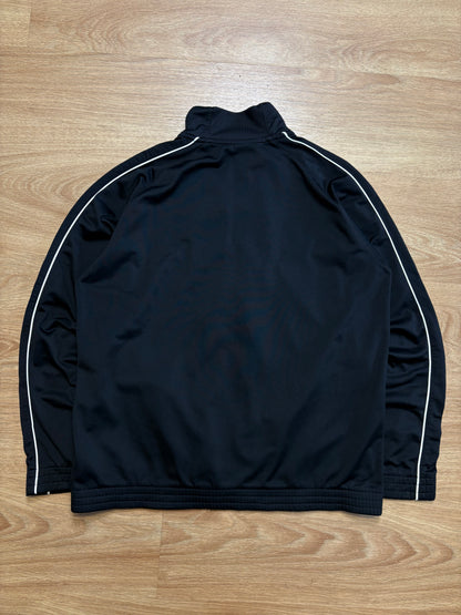 Nike Club 2000s Black Zip-up Track Jacket (M)