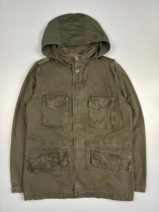 2000s GAP Military Green Canvas Work Jacket (S)