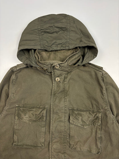 2000s GAP Military Green Canvas Work Jacket (S)