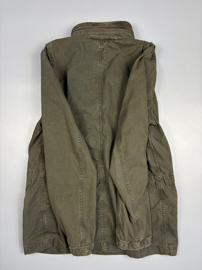2000s GAP Military Green Canvas Work Jacket (S)
